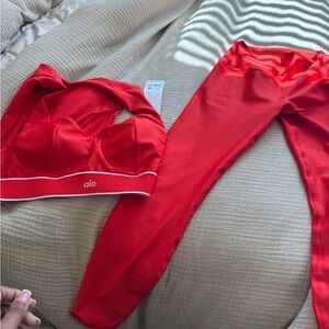 ALO Yoga Women's Bold Red Leggings